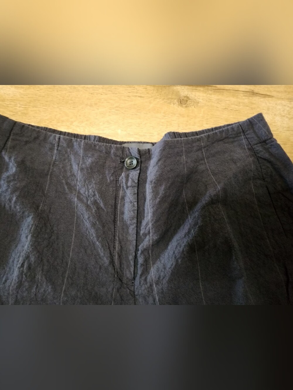 $289 OSKA 3 Barrel Wide Leg US 14 EUROPE MADE Pinstriped Cotton Baggy Pants 522 - Picture 4 of 13
